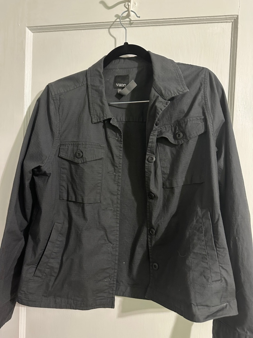 Vuori Women’s RipStop Jacket Charcoal Black